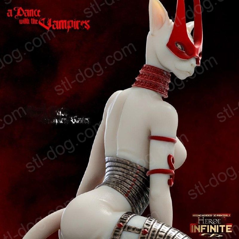 血色猫咪吸血鬼 奴隶 3D打印图纸